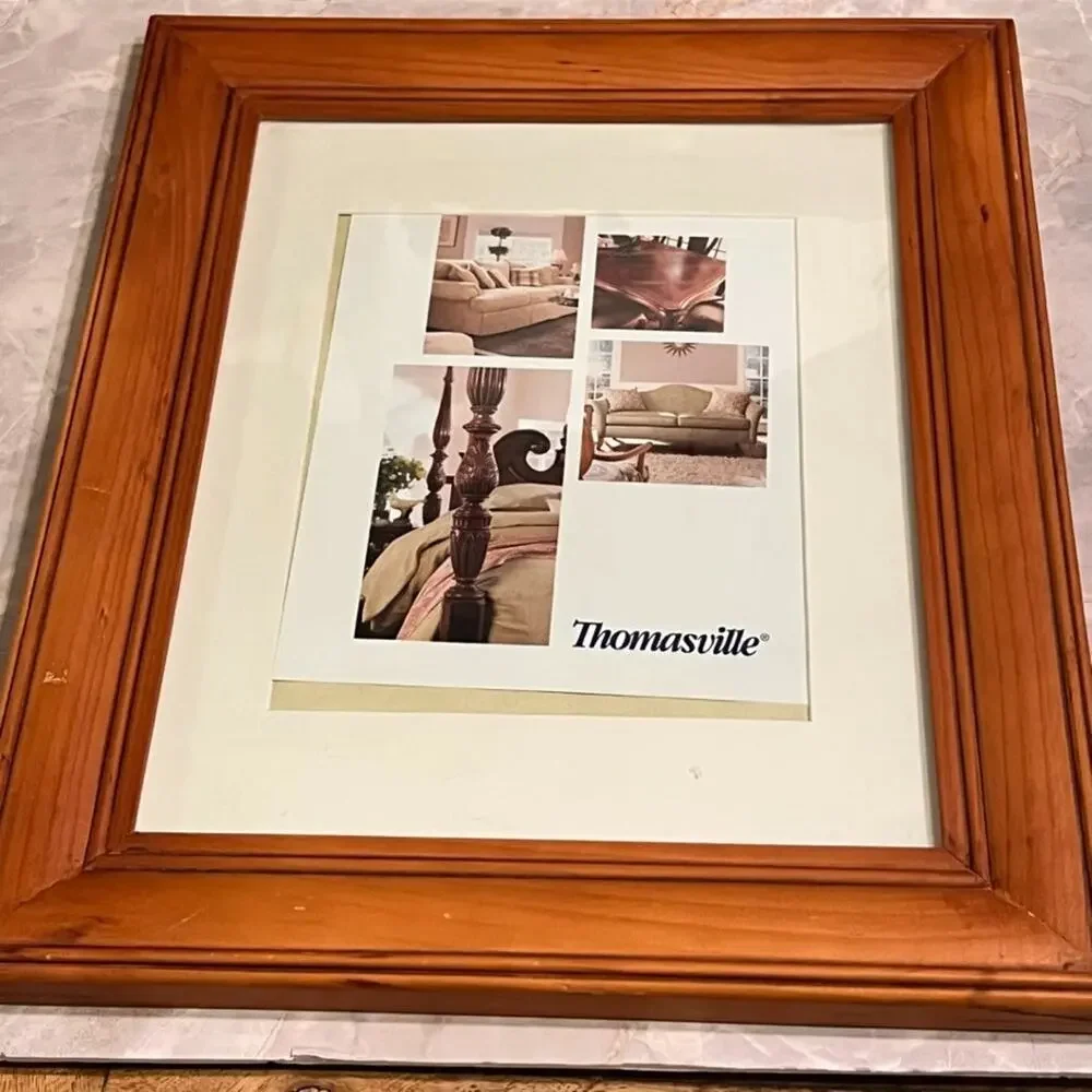 Thomasville Solid Wood Picture Frame Fits 9